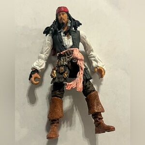 Disney Zizzle Pirates of the Caribbean Jack Sparrow Action Figure 7”